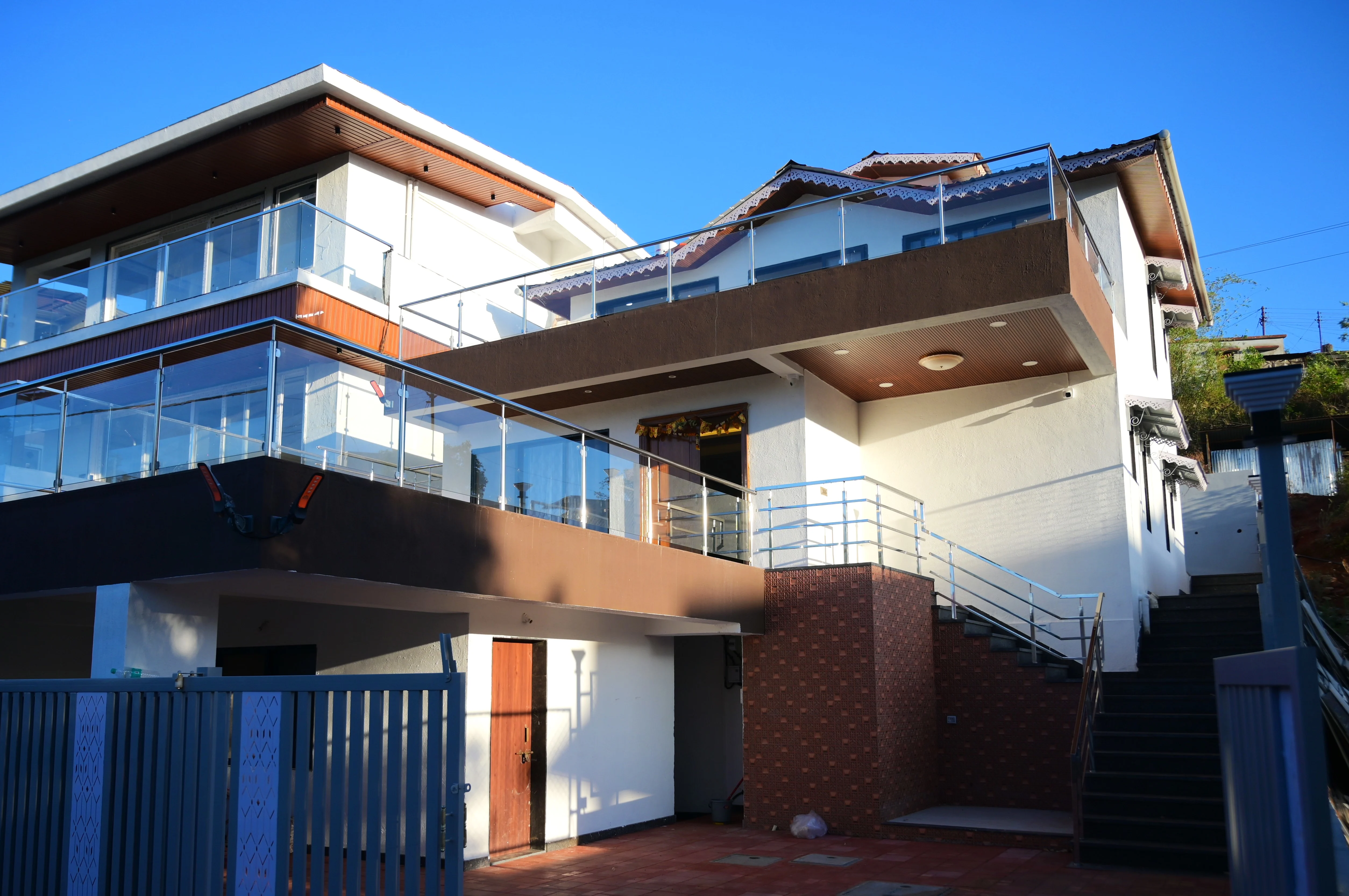 Luxury Private Pool Villa Exterior in Maharashtra